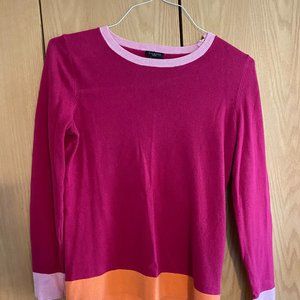 Talbots Pink Multi-Colored Sweater